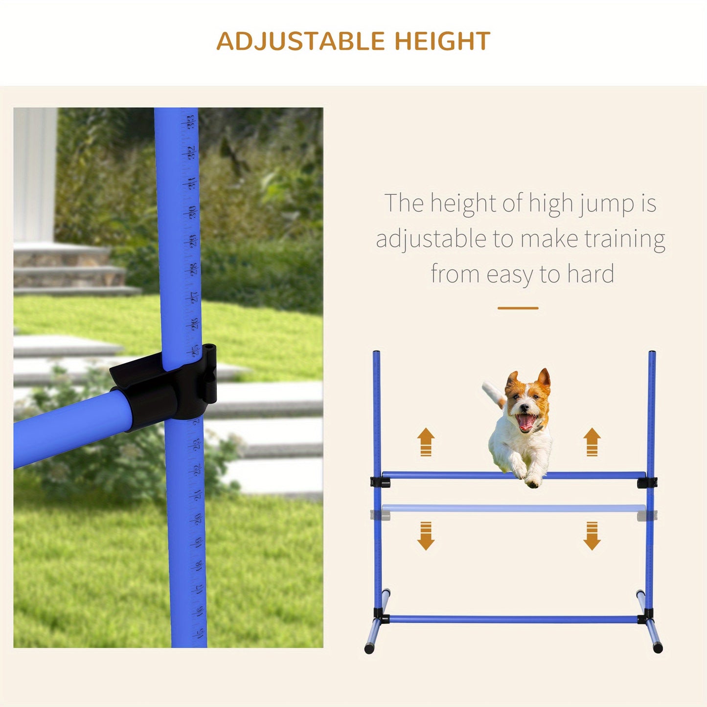 PawHut -ZoomPup 6-in-1 Agility Adventure Set