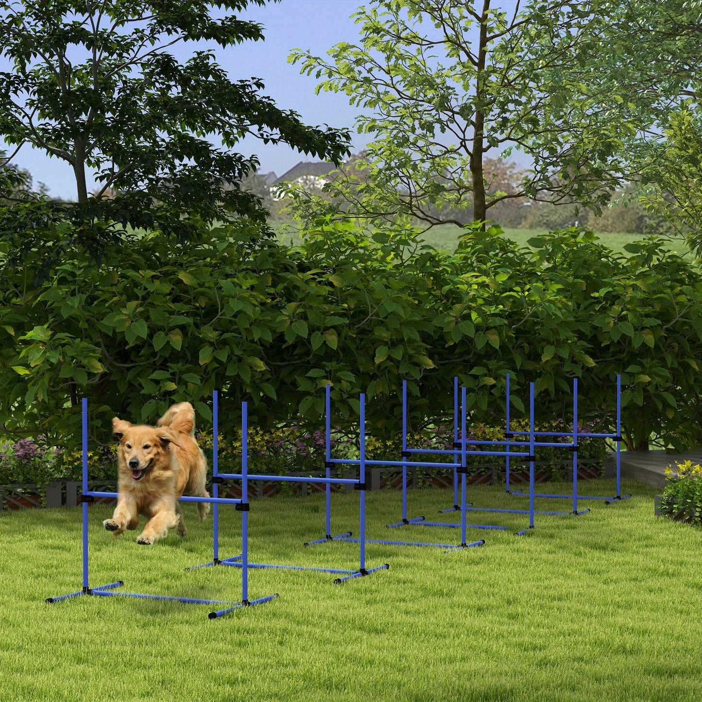 PawHut -ZoomPup 6-in-1 Agility Adventure Set