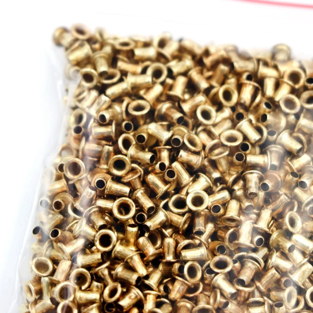 BuzzGuard Copper Eyelets – 1100pcs Beehive Thread Protectors