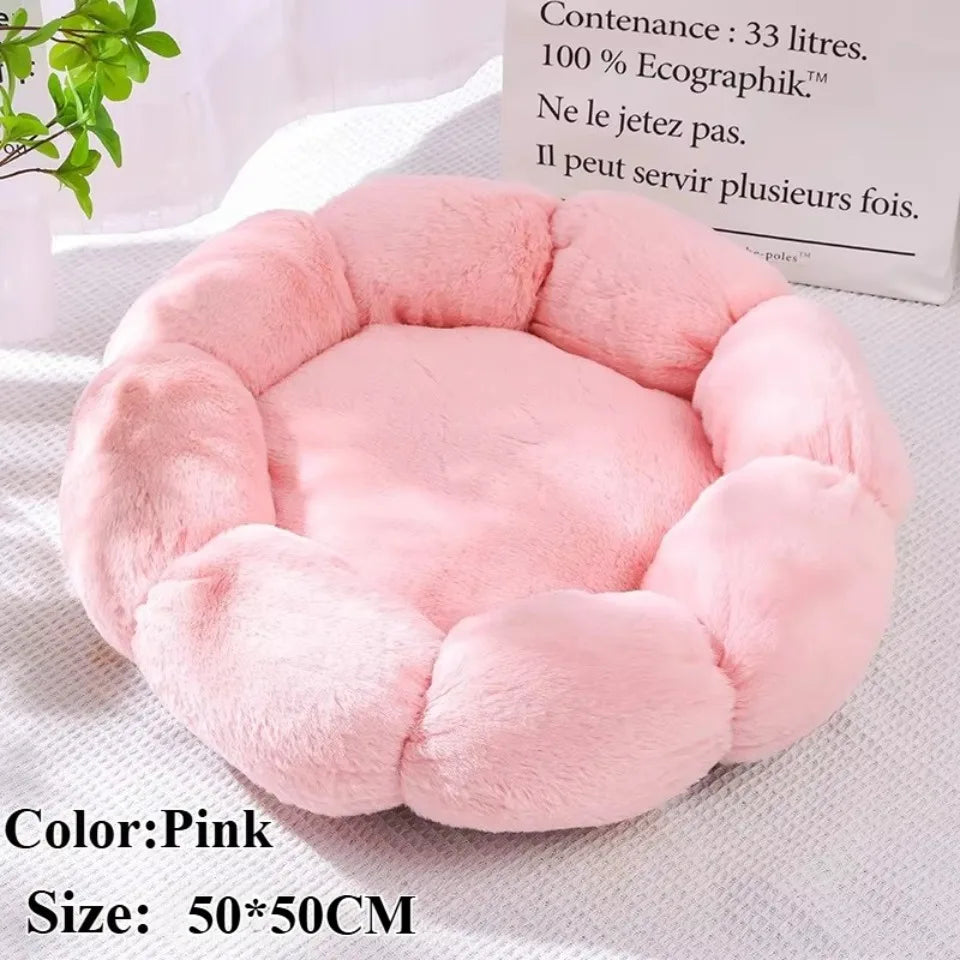 BloomNest Plush Pet Bed