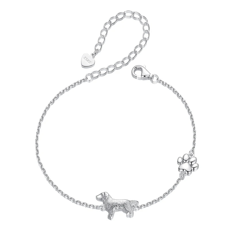 Pawlinks Sterling Silver Charm Bracelet