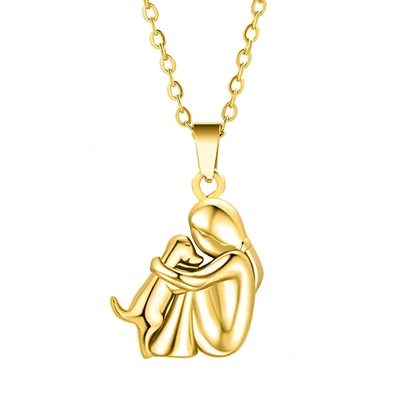 Pawfect Embrace Pendant Necklace