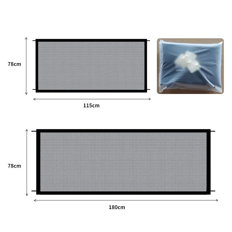 PawStop Foldable Mesh Pet Safety Gate