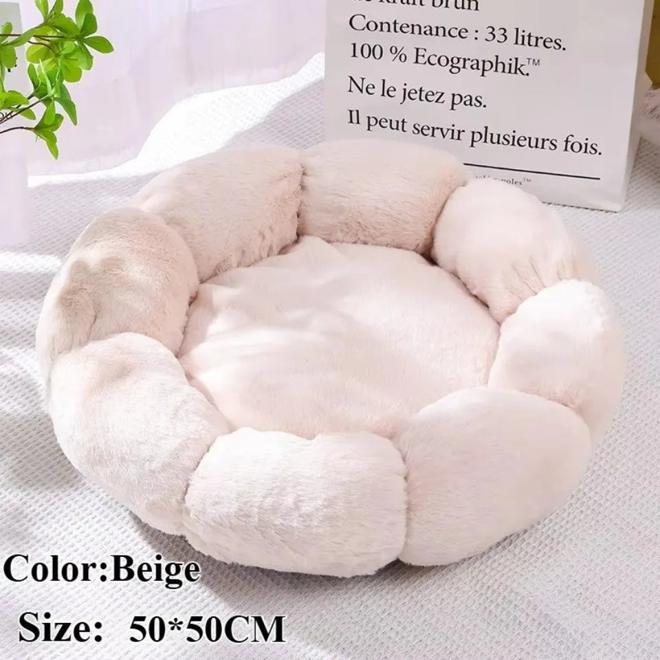 BloomNest Plush Pet Bed