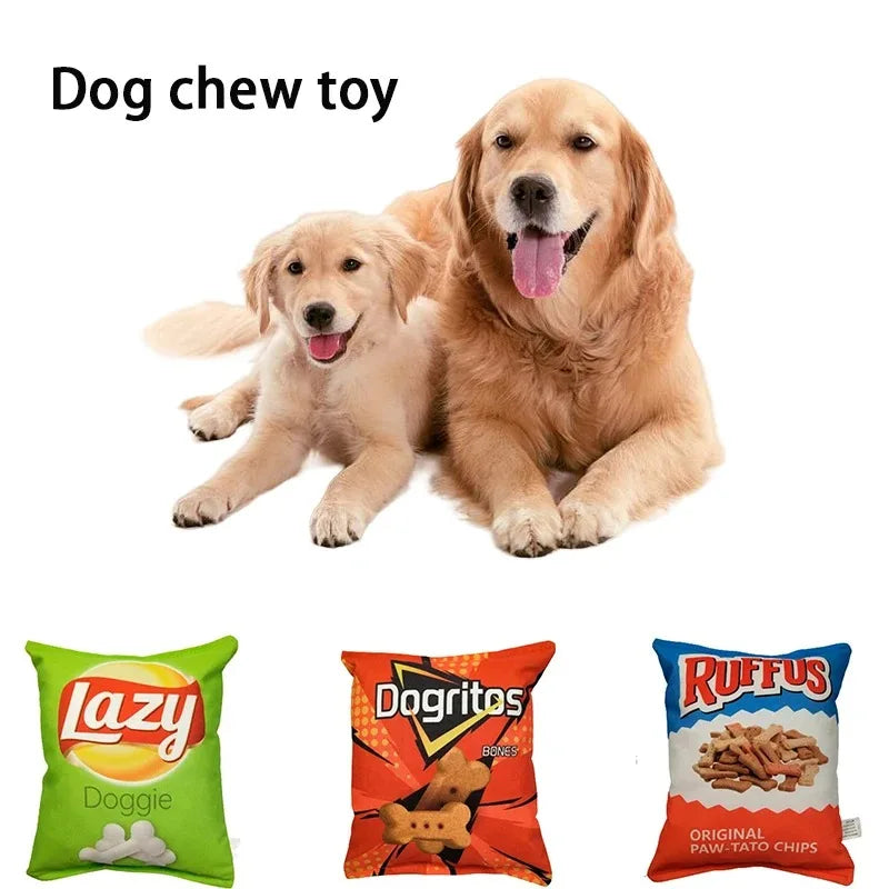 Chomp ‘n’ Chips Plush Dog Toy
