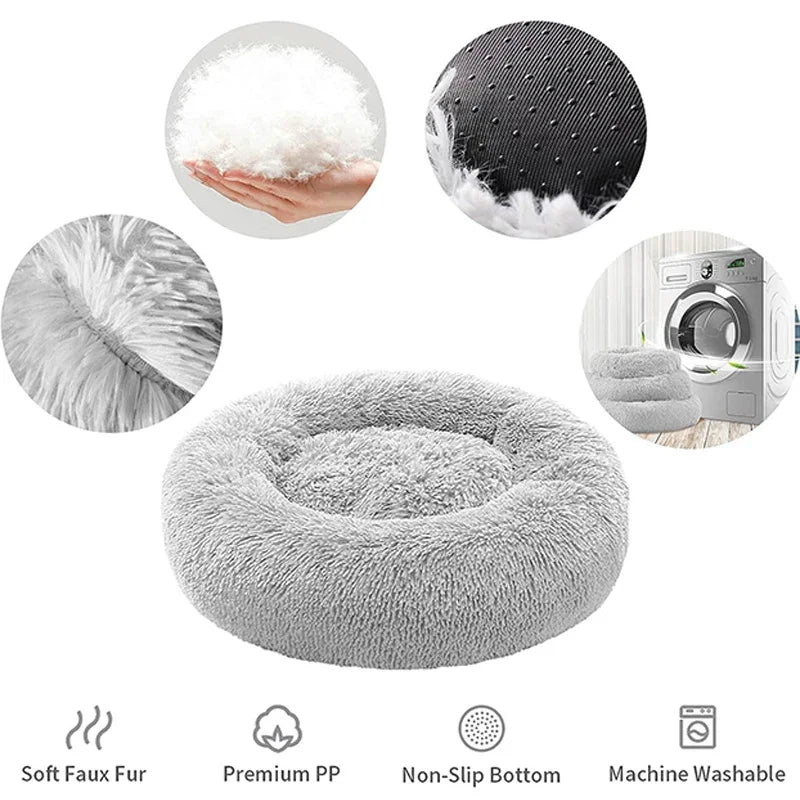 FluffNest Plush Pet Bed