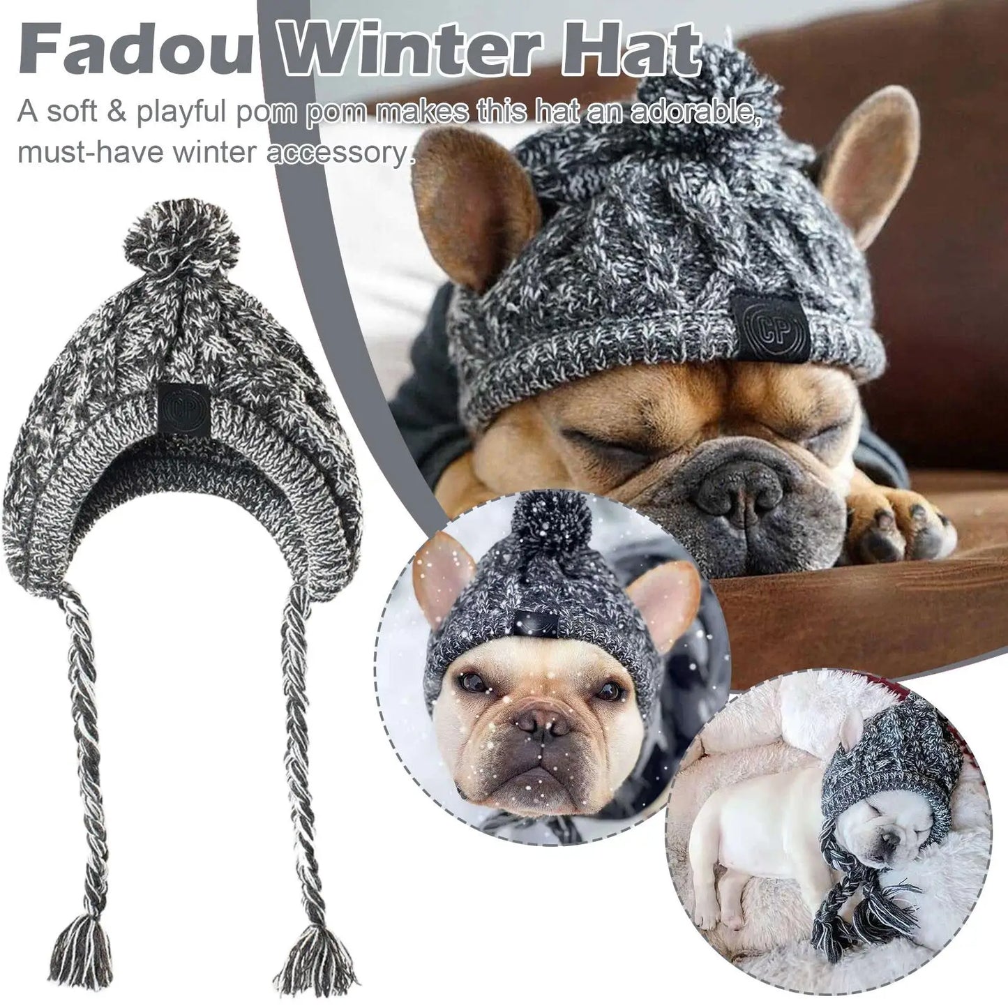 SnuggleNoggin Winter Dog Hat