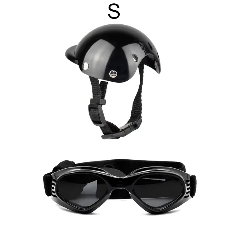 PawGear Moto Pup Helmet & Shades Set