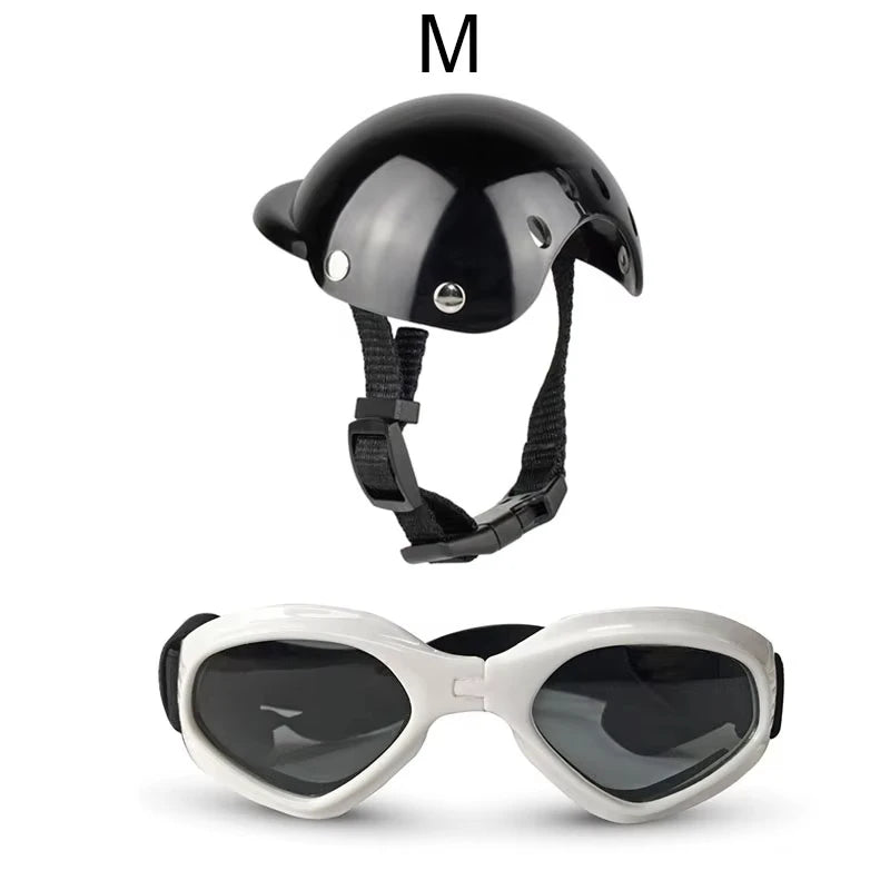 PawGear Moto Pup Helmet & Shades Set