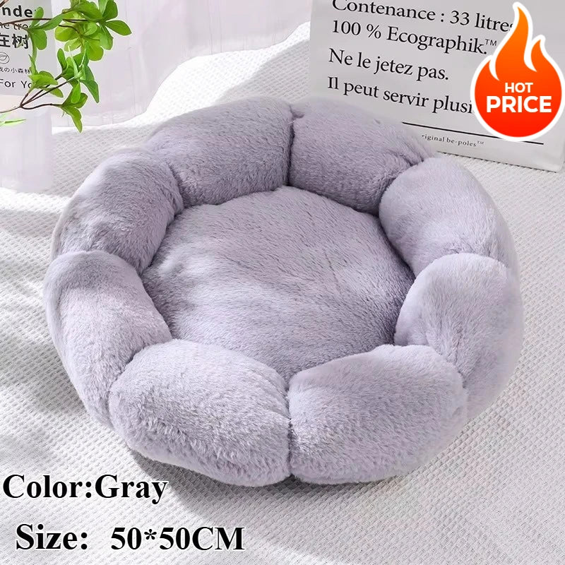BloomNest Plush Pet Bed