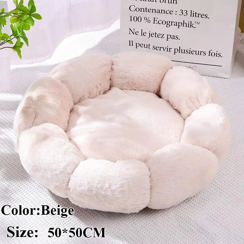 BloomNest Plush Pet Bed