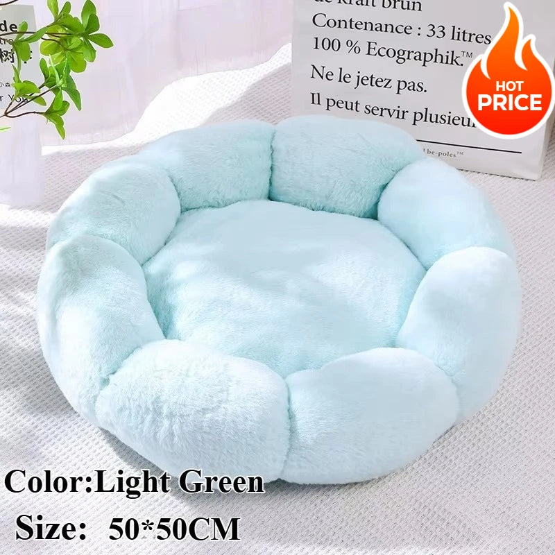 BloomNest Plush Pet Bed