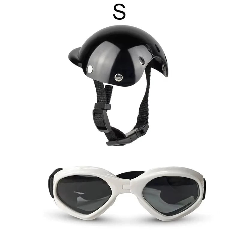 PawGear Moto Pup Helmet & Shades Set