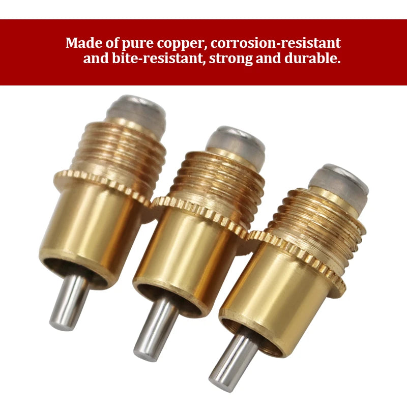 HydraSip Copper Drinker Set – 4-Pack Animal Water Nipples