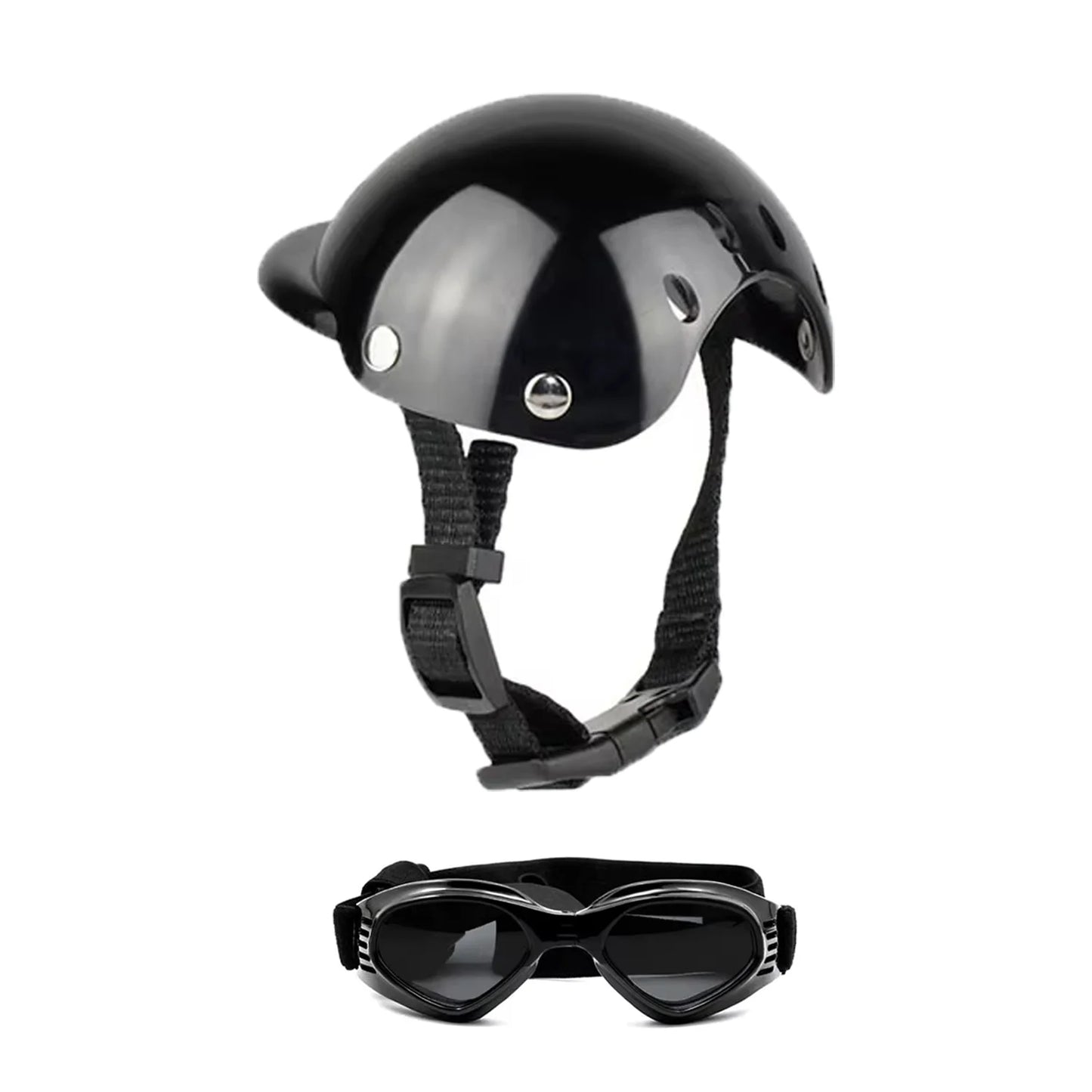 PawGear Moto Pup Helmet & Shades Set