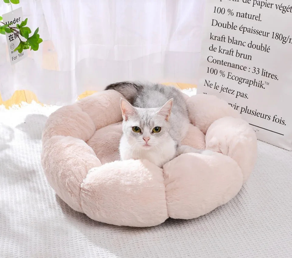 BloomNest Plush Pet Bed