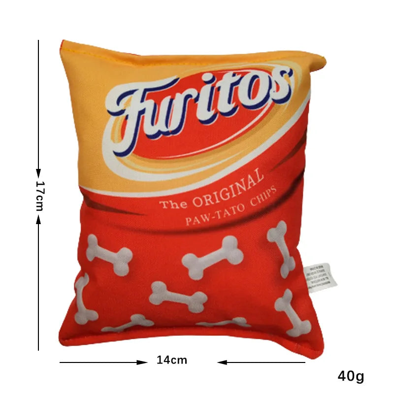 Chomp ‘n’ Chips Plush Dog Toy
