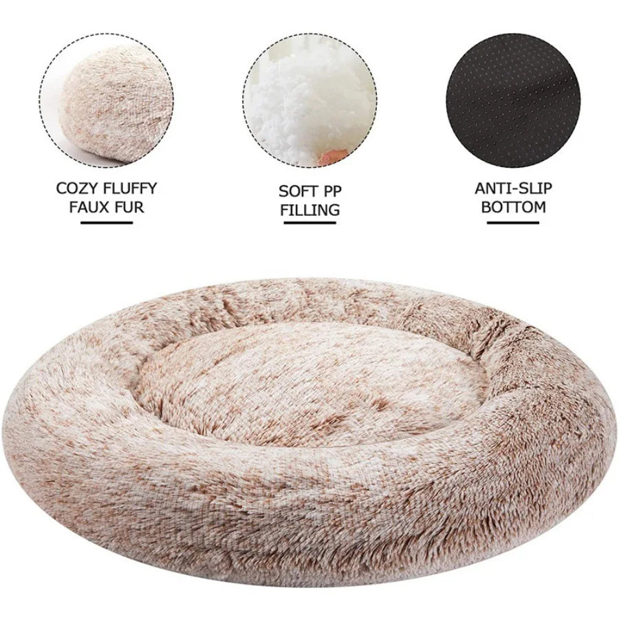 FluffNest Plush Pet Bed