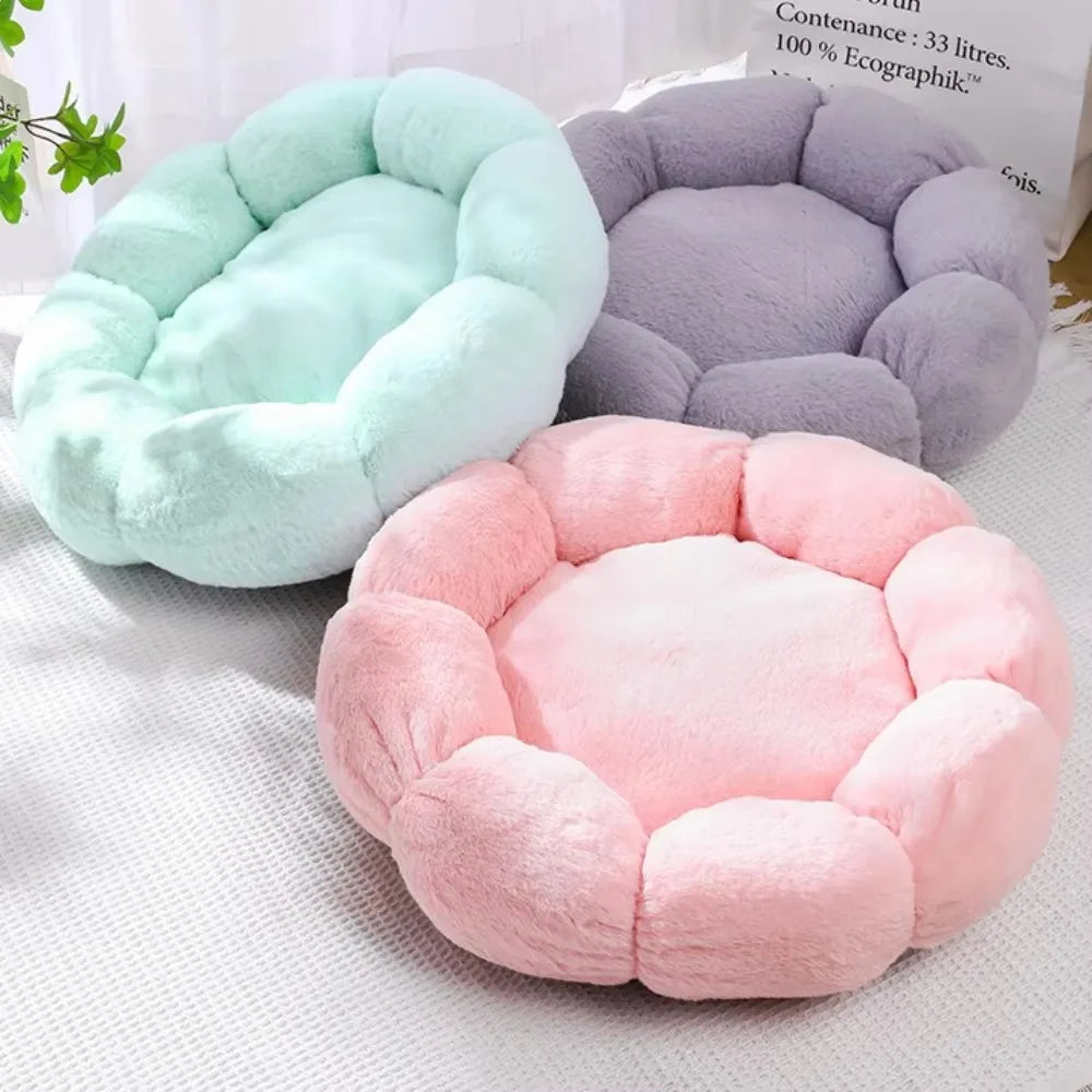 BloomNest Plush Pet Bed