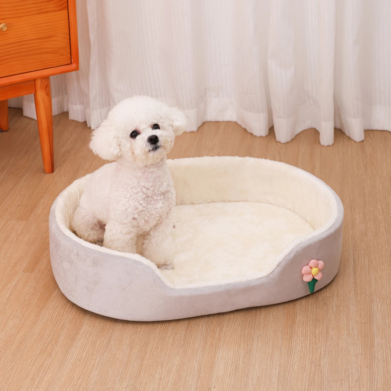 PawBlossom Cozy Fence Pet Bed