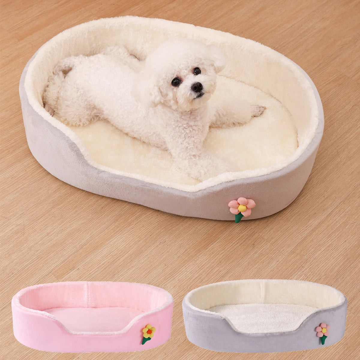 PawBlossom Cozy Fence Pet Bed