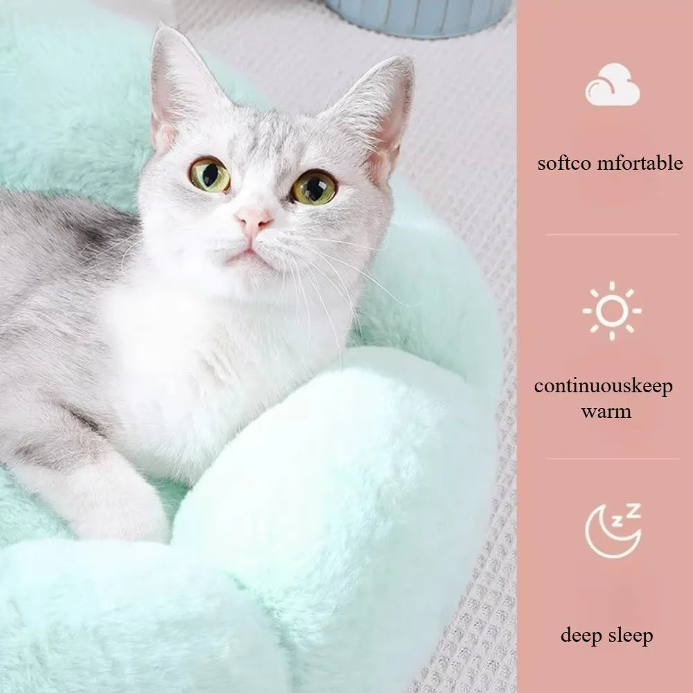 BloomNest Plush Pet Bed
