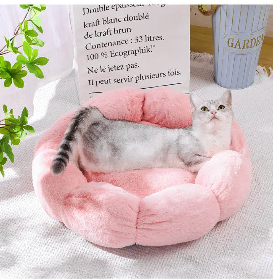 BloomNest Plush Pet Bed