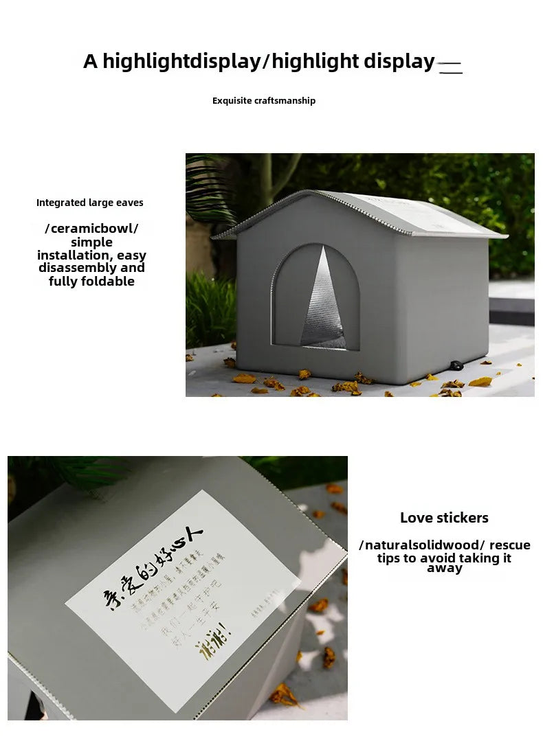 SnuggleHut Outdoor Pet Cave