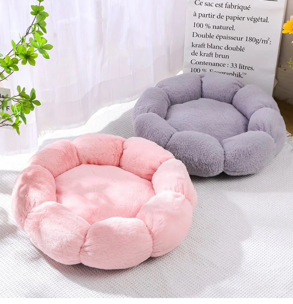 BloomNest Plush Pet Bed