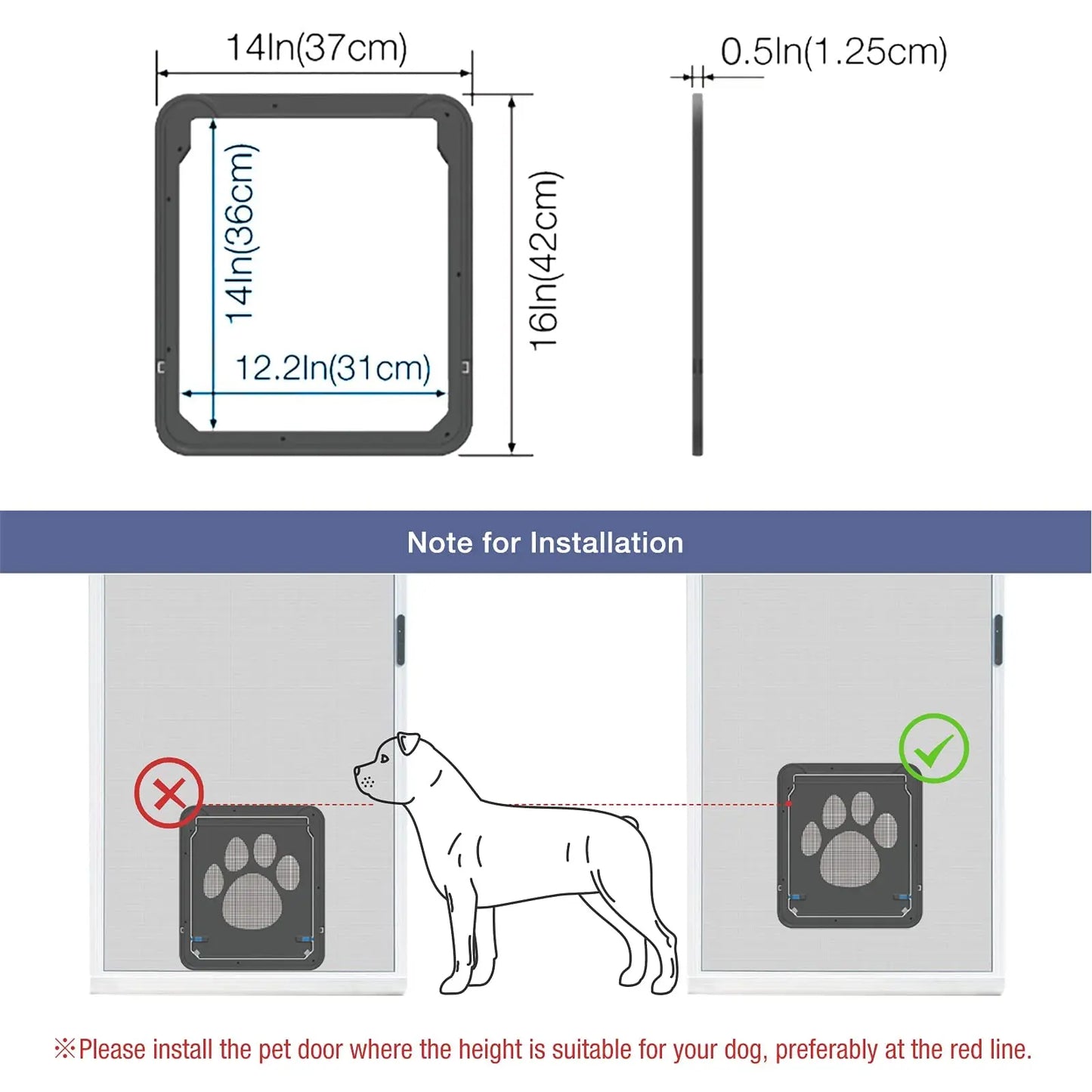 PawPort Pet Freedom Door