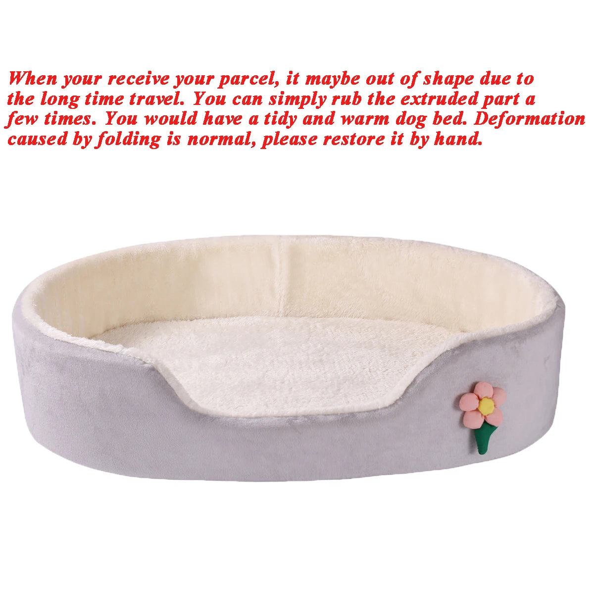 PawBlossom Cozy Fence Pet Bed