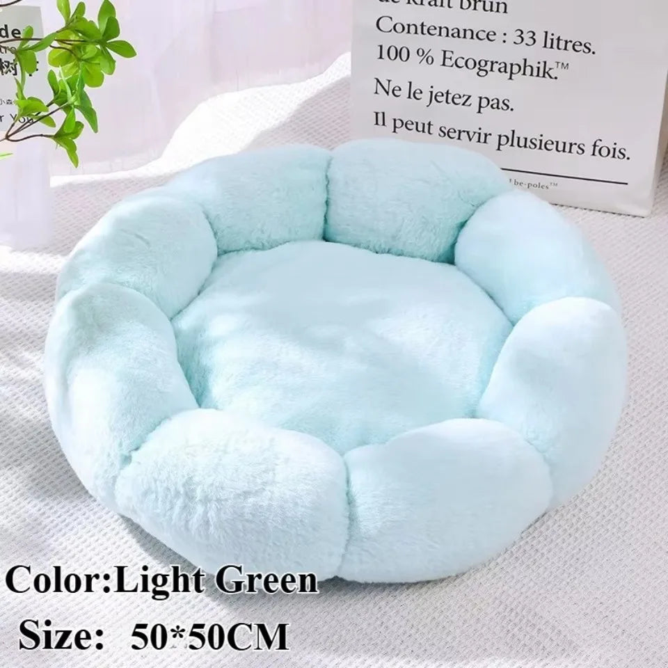 BloomNest Plush Pet Bed