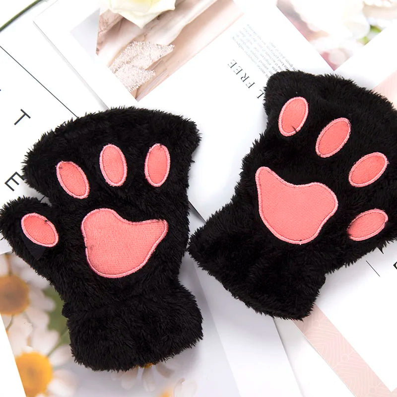 Meow Mittz - Fingerless Gloves