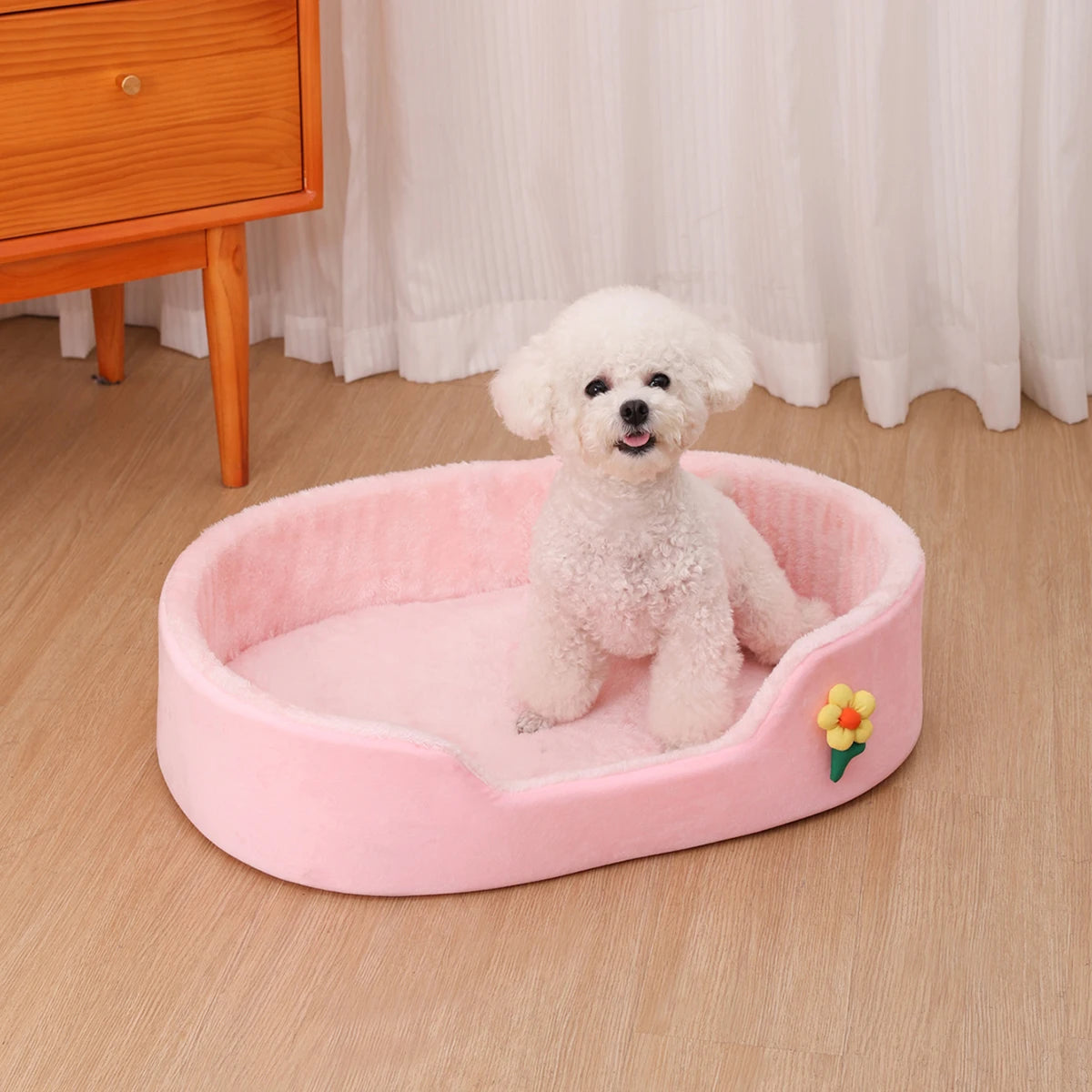 PawBlossom Cozy Fence Pet Bed