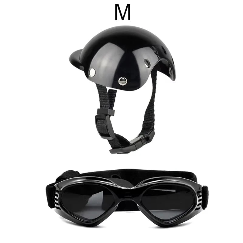 PawGear Moto Pup Helmet & Shades Set