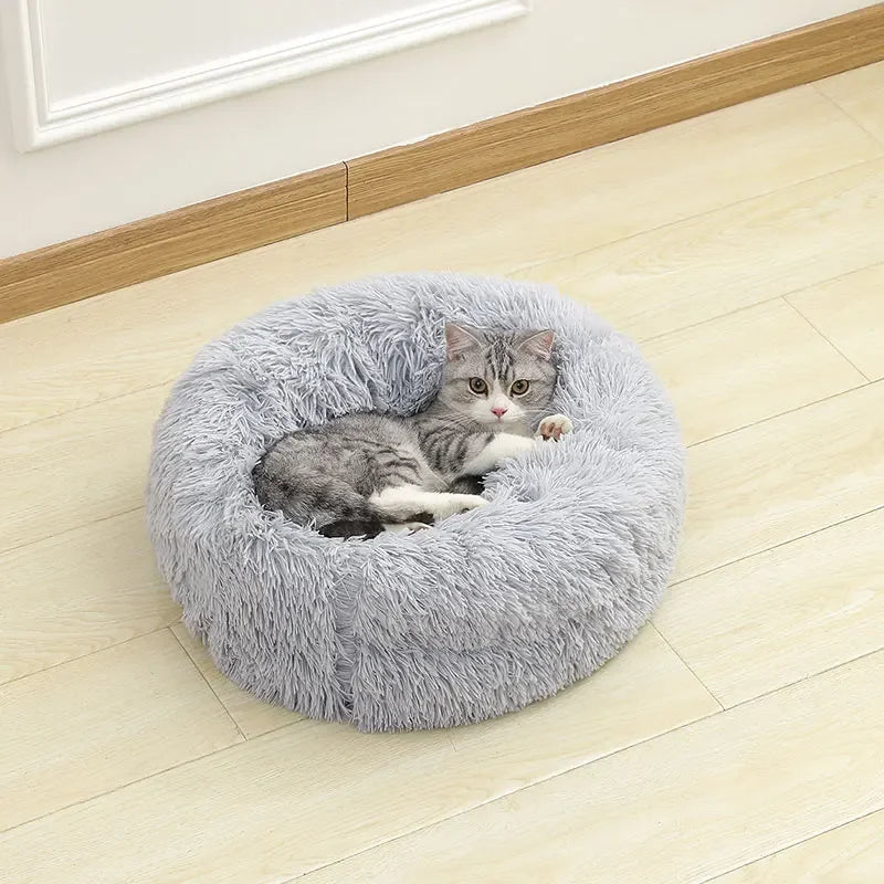 FluffNest Plush Pet Bed