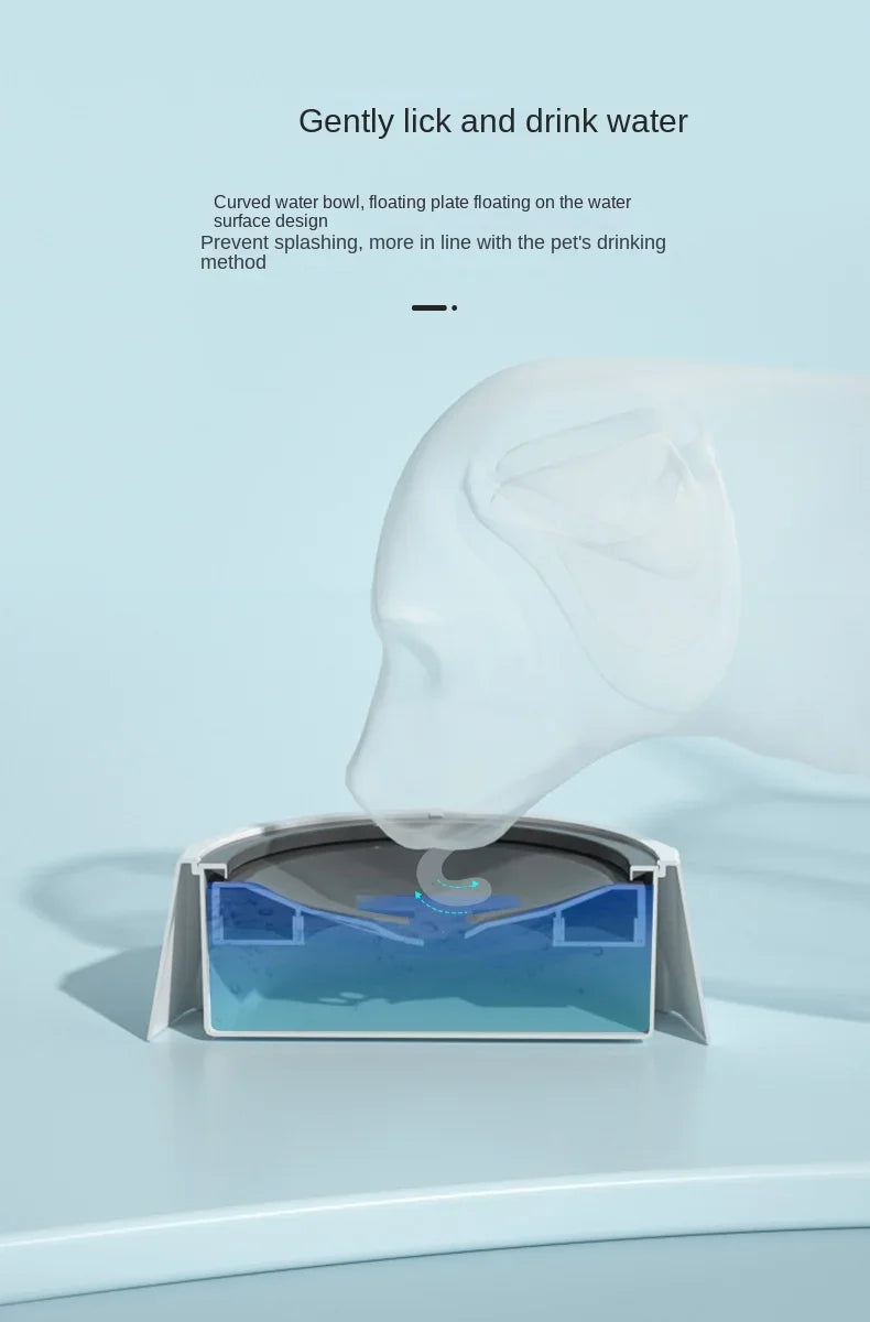 SipSavvy I Splash-Free Pet Hydration Bowl