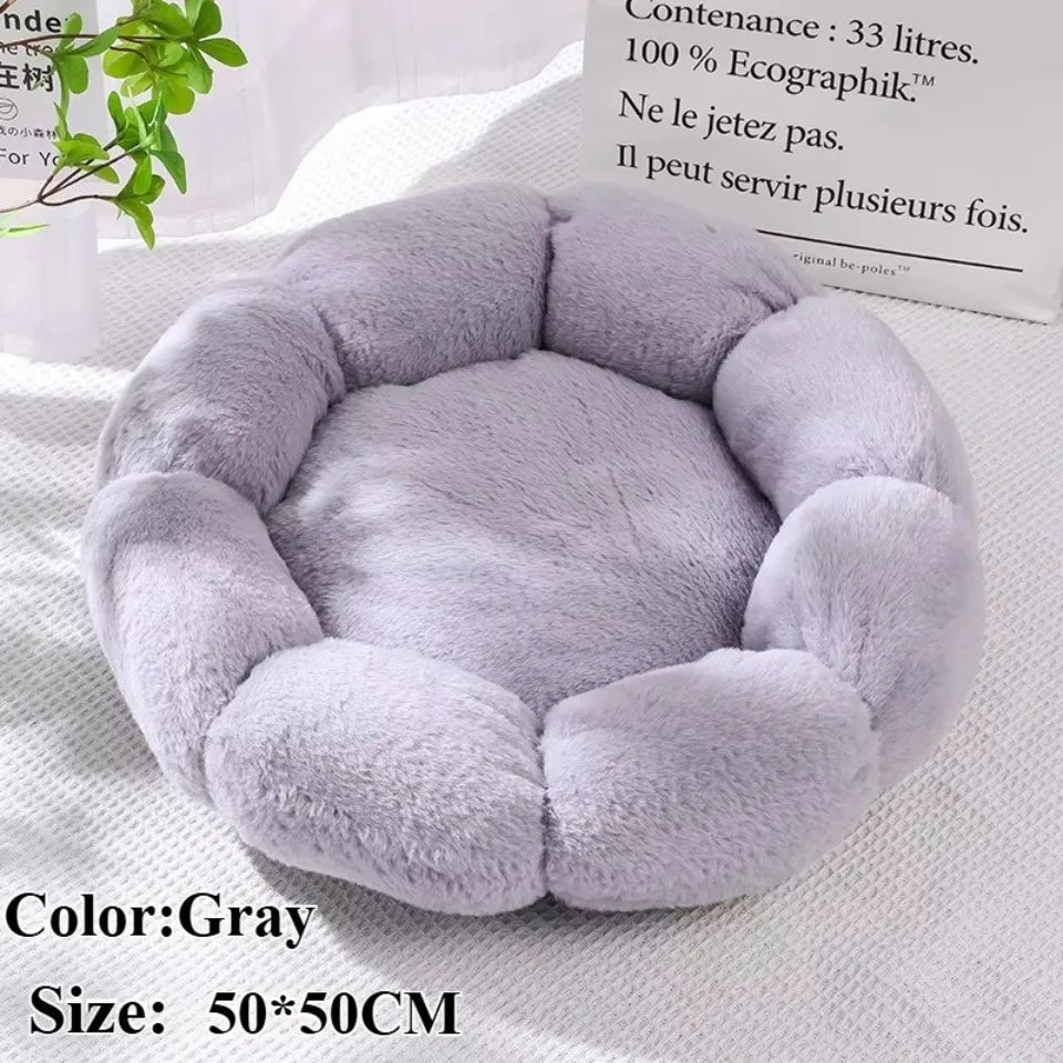 BloomNest Plush Pet Bed
