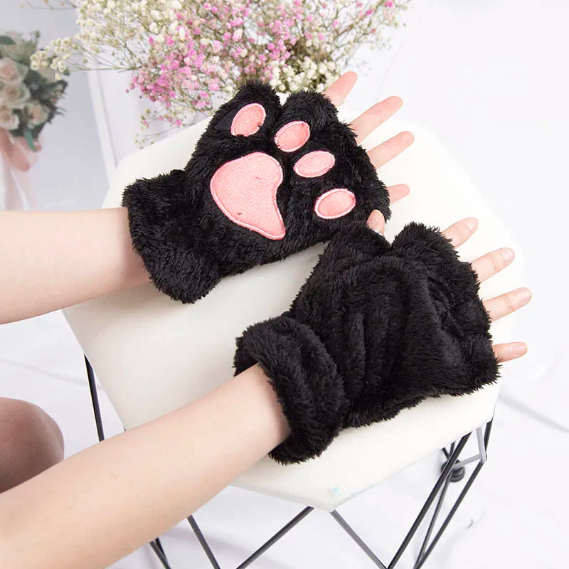 Meow Mittz - Fingerless Gloves