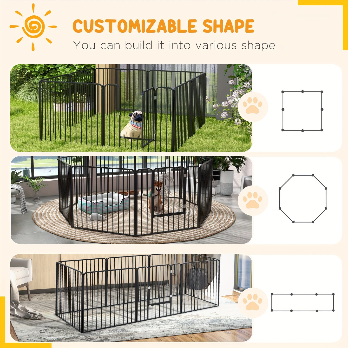 PawPal Fortress Flexi-Fence