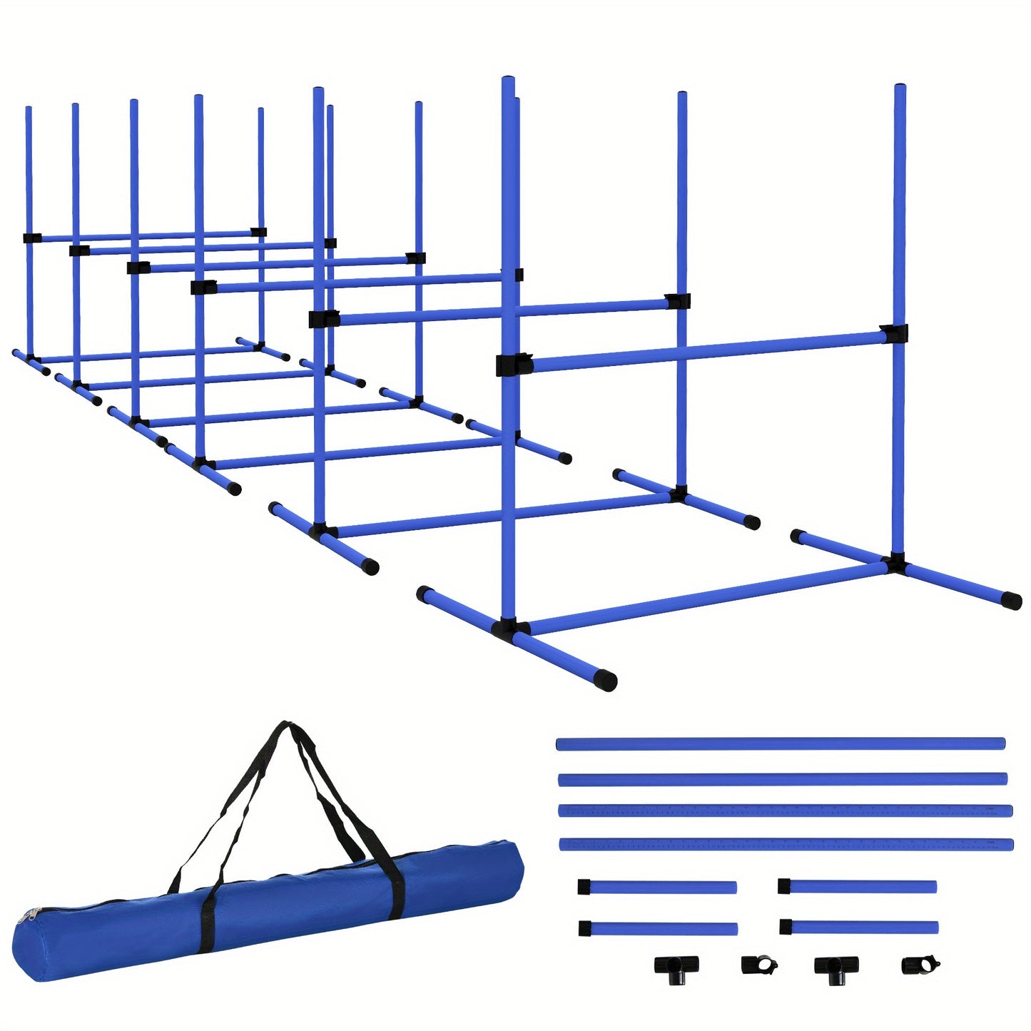 PawHut -ZoomPup 6-in-1 Agility Adventure Set