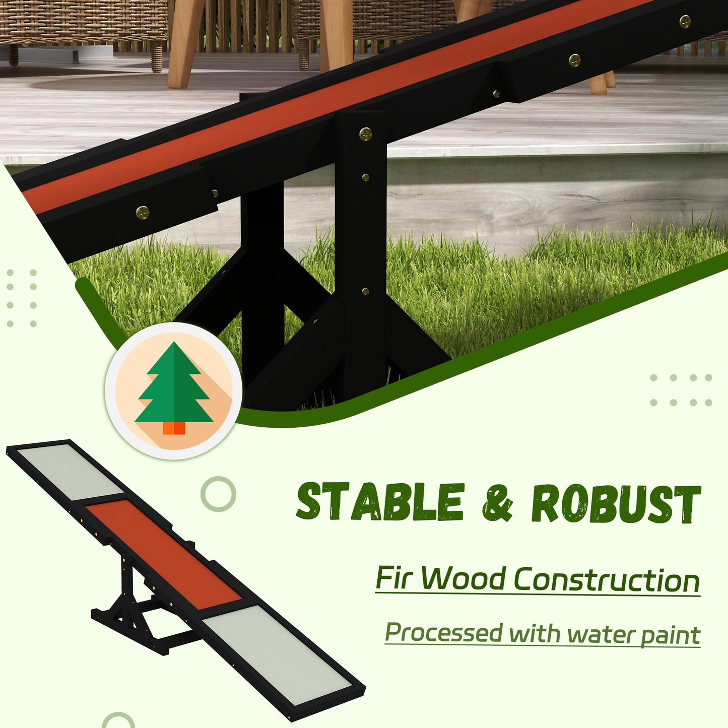 Wag & Wobble Canine Seesaw Trainer
