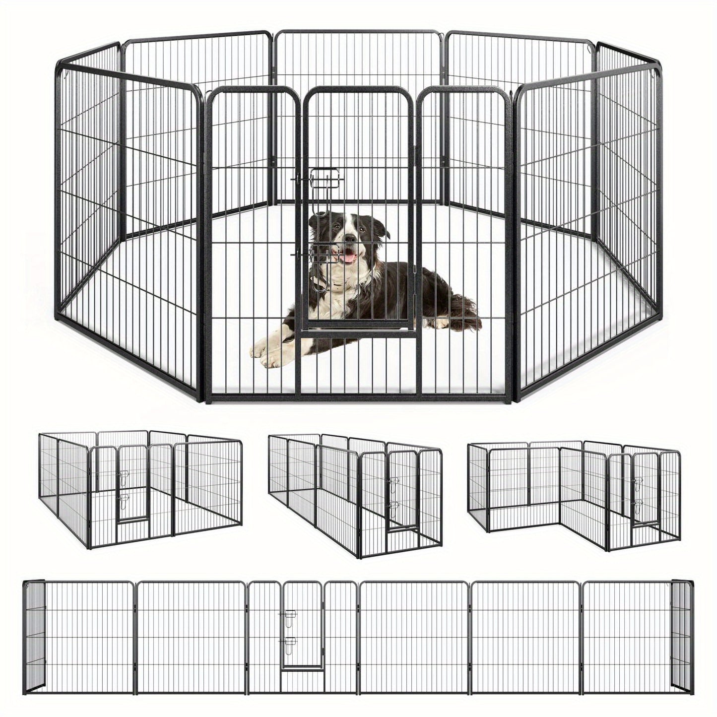 PawPalace 8-Panel Playpen