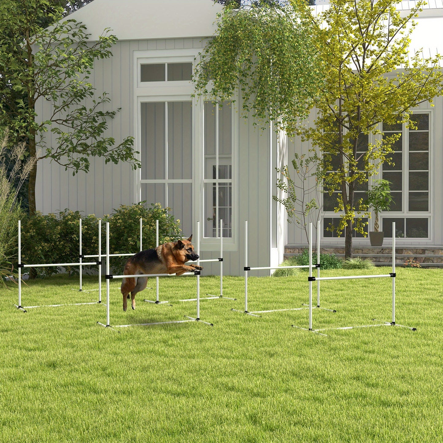 PawHut -ZoomPup 6-in-1 Agility Adventure Set