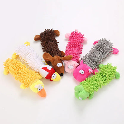 Critter Chompers Small Plush Squeaky Toys