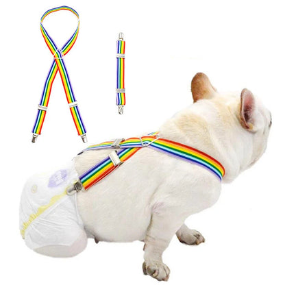 PrideStripes Pup Suspenders
