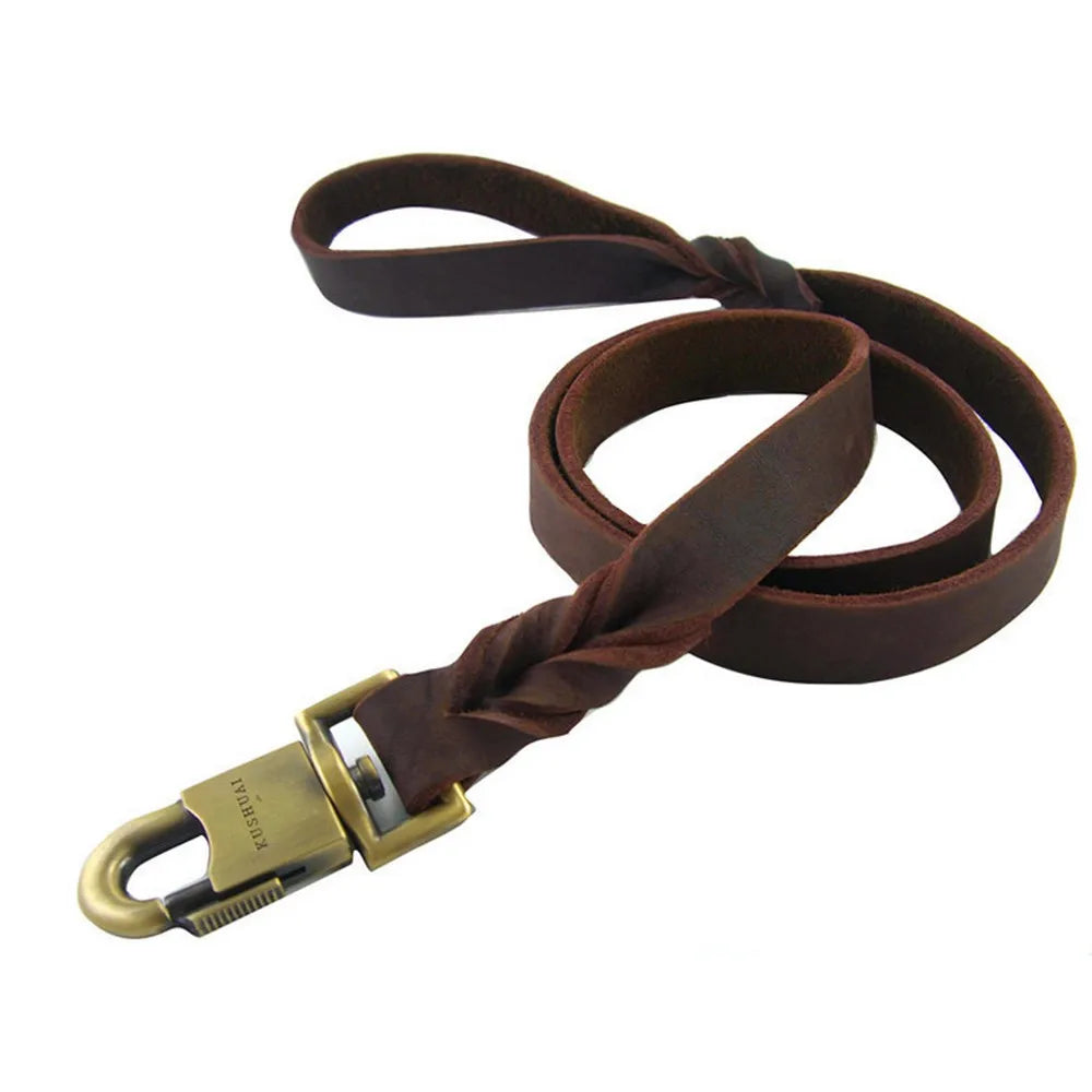 PawCommand Luxe Leather Harness/Leash