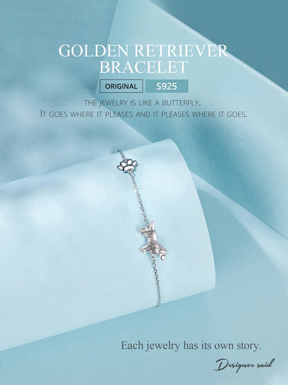 Pawlinks Sterling Silver Charm Bracelet