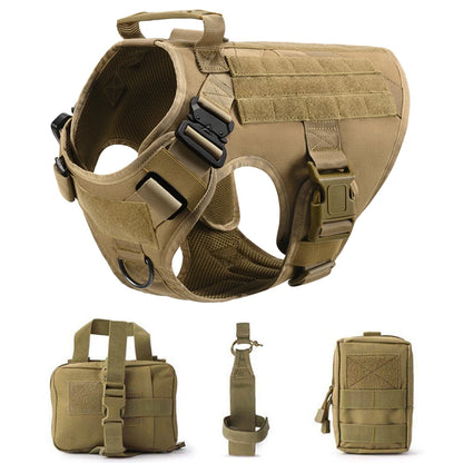 K9 Commando Tactical Dog Harness & Leash Set