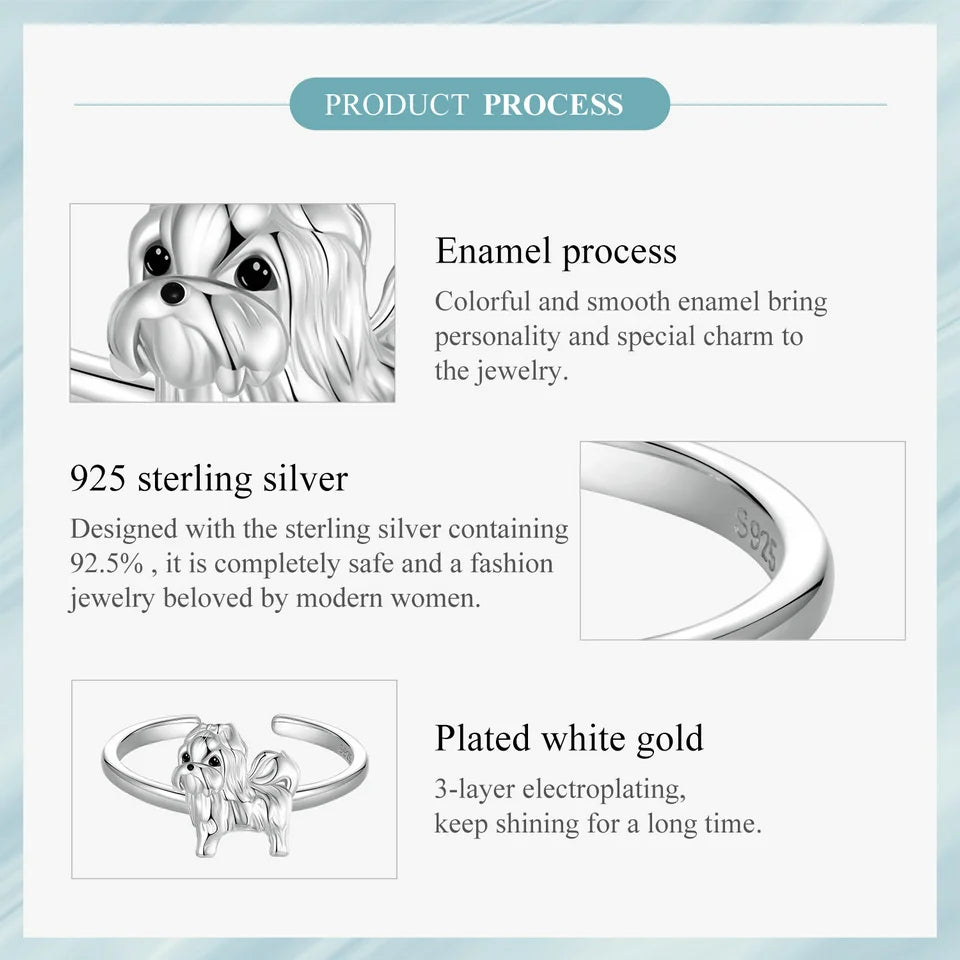 PawPromise 925 Sterling Silver Pet Ring